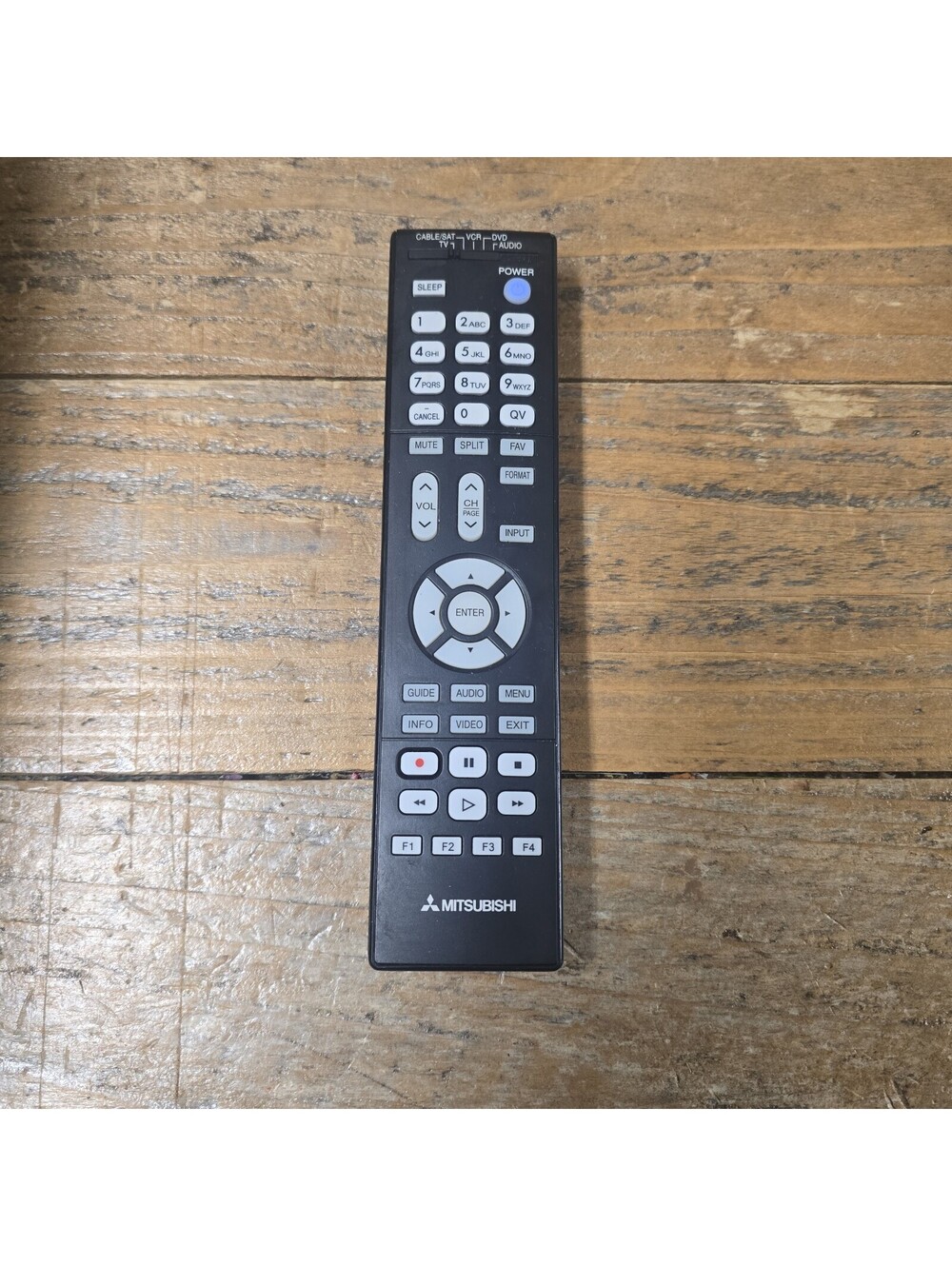 Mitsubishi Medallion Remote Control 3331RA1-01 A062602 290P137A10 TV Cable VCR D